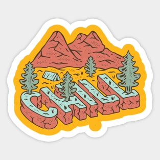 CHILL MONTAIN Sticker